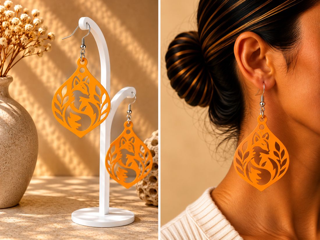 Renard d’automne, coloris Orange, collection Coquette