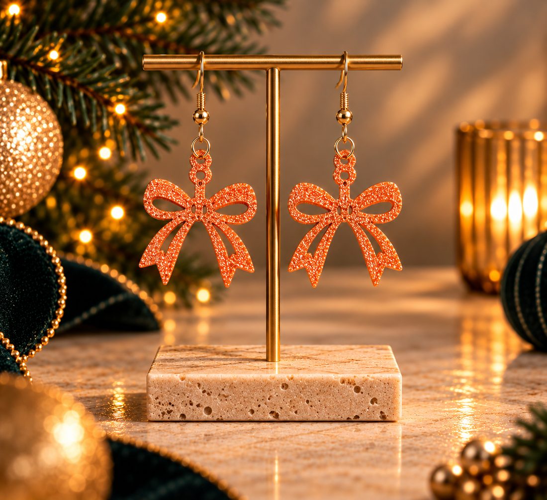 Nœud, coloris Rouge cuivré, collection Fêtes