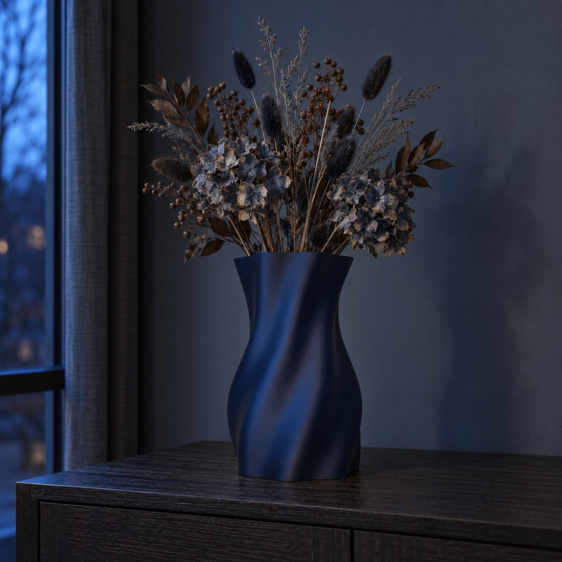 VAS-DRA-01, coloris Bleu nuit, collection Élan
