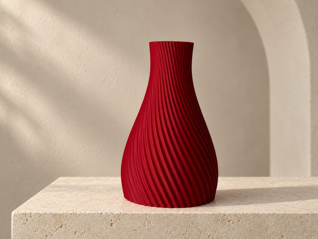 VAS-SPI-02, coloris Rouge foncé (mat), collection Élan
