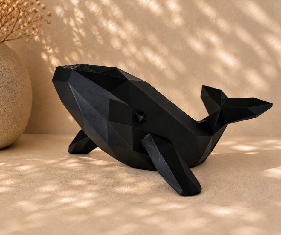 La Baleine Émergente, coloris Noir, collection Intemporels