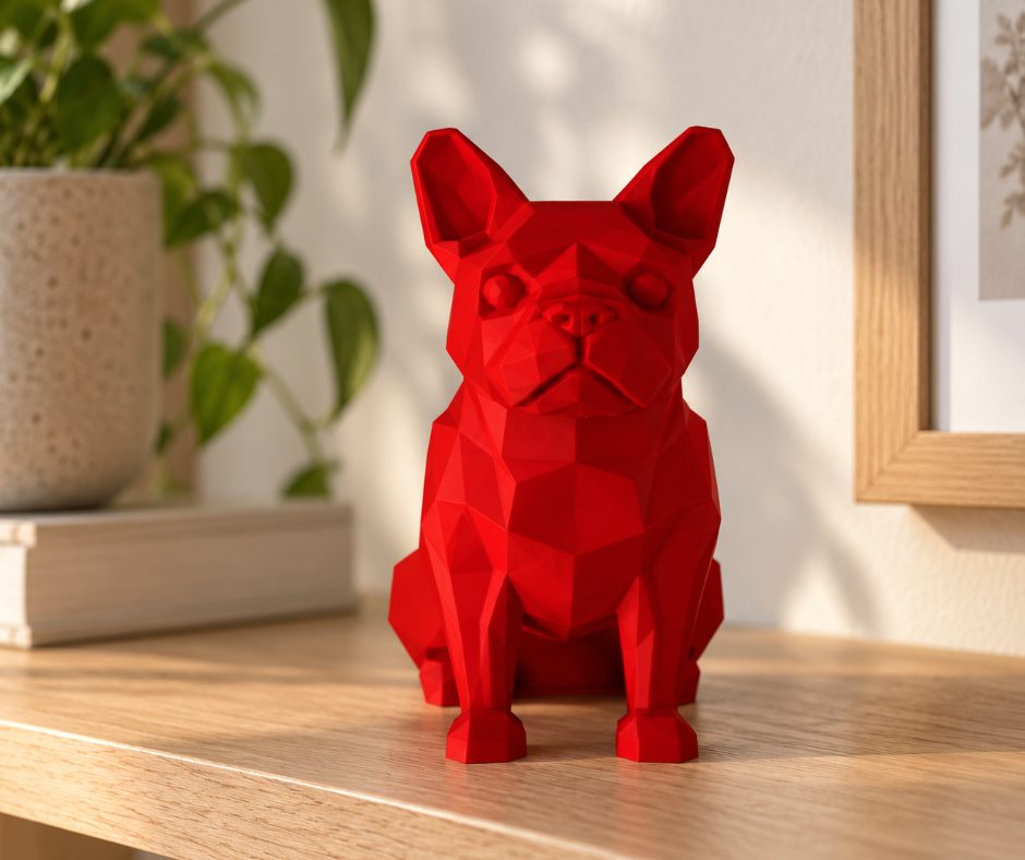 Le Bouledogue, coloris Rouge, collection Intemporels