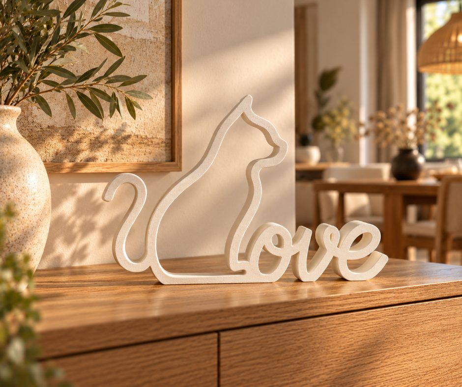 Le Chat Love, coloris Blanc, collection Intemporels