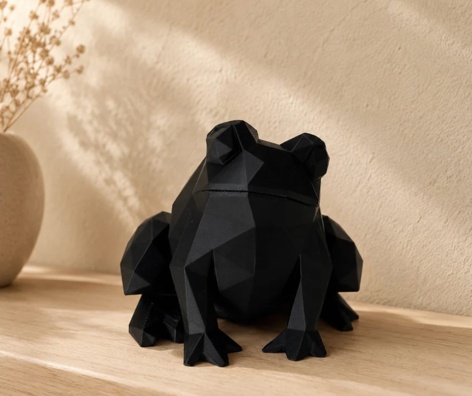 La Grenouille Facétieuse, coloris Noir, collection Intemporels
